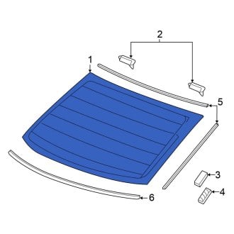 Honda Accord Rear Window Glass | Back Windshields — CARiD.com