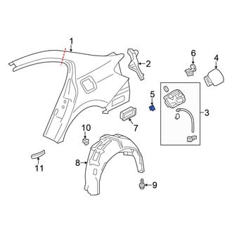 Honda OE - Fuel Door Spring
