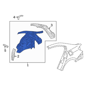 Honda OE - Rear Left Outer Quarter Panel