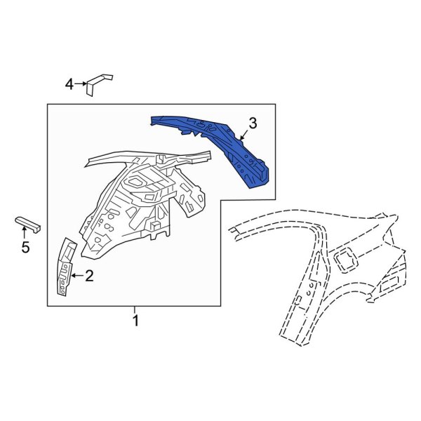 Body C-Pillar Reinforcement