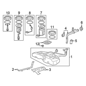 Honda OE - Fuel System Components