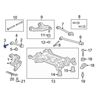 Honda OE - Rear Suspension Control Arm Bolt