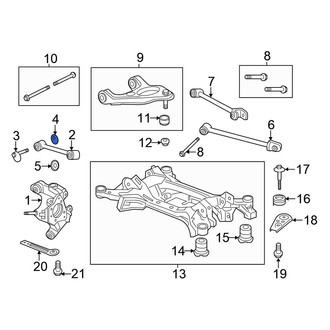 Honda OE - Rear Alignment Camber Adjusting Eccentric