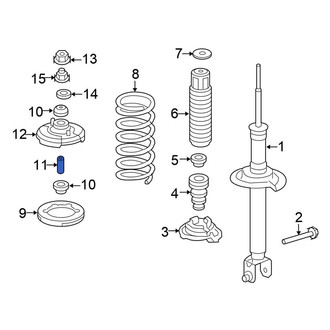 Honda OE - Suspension Shock Absorber Mount Sleeve