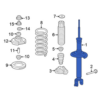 Honda OE - Rear Suspension Shock Absorber