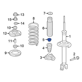 Honda OE - Rear Suspension Shock Absorber Mount