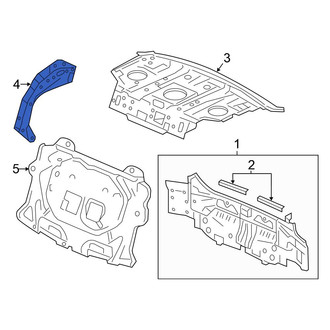 Honda OE - Left Body C-Pillar Reinforcement