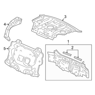 Honda OE - Rear Body & Floor - Rear Body (Sedan)