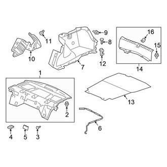 Honda OE - Rear Body & Floor - Interior Trim