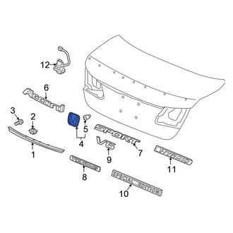 Honda OE - Rear Hatch Emblem
