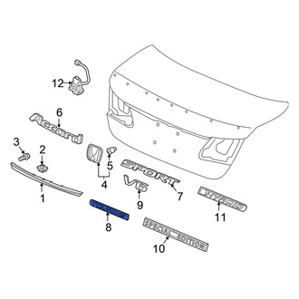 Honda OE - Rear Deck Lid Emblem