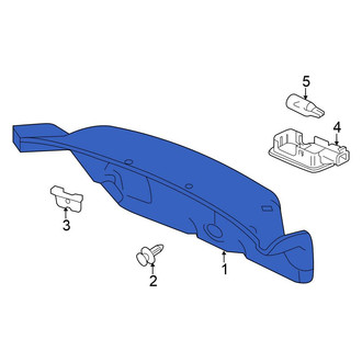 Honda OE - Rear Deck Lid Trim