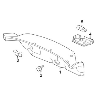 Honda OE - Trunk Lid - Interior Trim (Sedan)