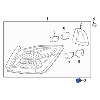 Honda OE - Tail Light Clip