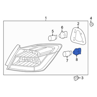 Honda OE - Tail Light Socket