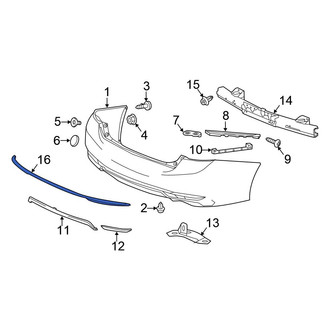 Honda OE - Rear Bumper Trim