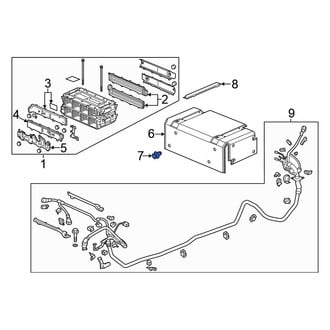 Honda OE - Drive Motor Battery Pack Cover Clip