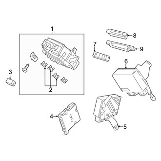 Honda OE - Electrical - Fuse & Relay (High Voltage Cabin Compartment)