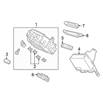 Honda OE - Electrical - Fuse & Relay (High Voltage Cabin Compartment), (Hybrid / Hybrid EX-L / Hybrid Touring)