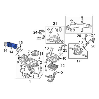 Honda OE - Engine Air Intake Hose