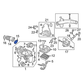 Honda OE - Engine Air Duct Clamp