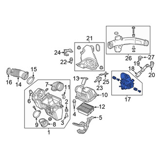 Honda OE - Lower Engine Air Intake Resonator