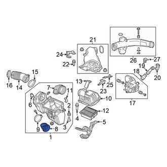 Honda OE - Engine Air Intake Hose Adapter