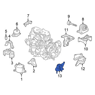 Honda OE - Lower Automatic Transmission Mount