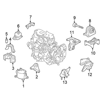 Honda OE - Engine / Transaxle - Engine & Transmission Mounting (2.0L)