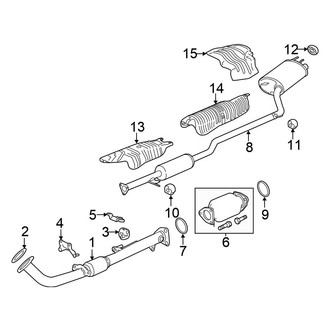 Honda OE - Exhaust System - Exhaust Components (Plug-In)