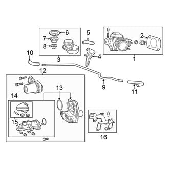 Honda OE - Cowl - Components on Dash Panel