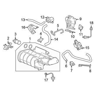 Honda OE - Emission System - Emission Components (Hybrid / Hybrid EX-L / Hybrid Touring)