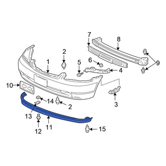 Honda OE - Front Lower Spoiler