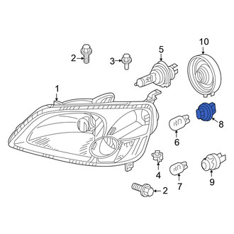 Honda OE - Front Turn Signal Light Socket