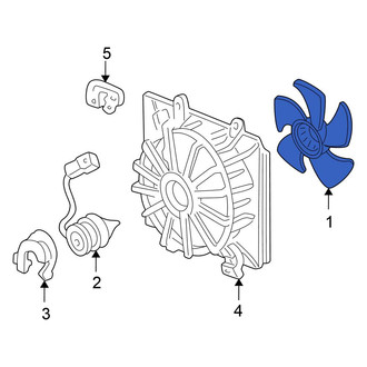 Honda OE - Engine Cooling Fan Blade
