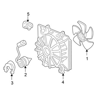 Honda OE - Cooling Fan (1.7L)