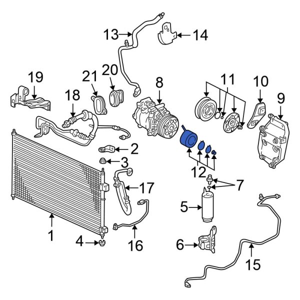 A/C Compressor Clutch Coil