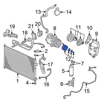 Honda OE - A/C Compressor Clutch Coil