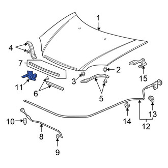 Honda OE - Front Hood Latch