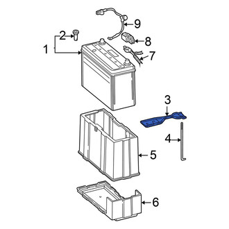 Honda OE - Battery Hold Down