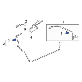 Honda OE - Front Antenna Cable Clip