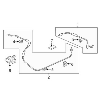 Honda OE - Electrical - Antenna (DX / EX / GX / LX Sedan)