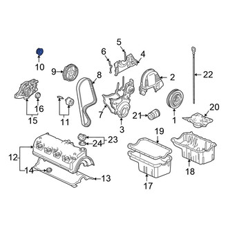 Honda OE - Engine Timing Crankshaft Sprocket