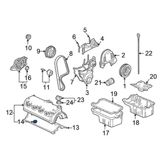 Honda OE - Rear Engine Crankshaft Seal
