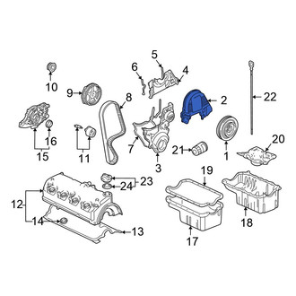 Honda OE - Upper Engine Timing Cover