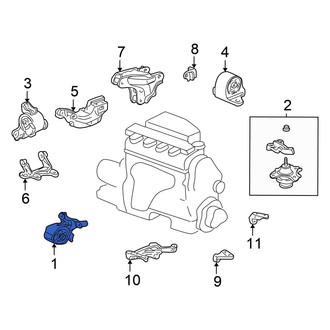 Honda OE - Front Engine Mount