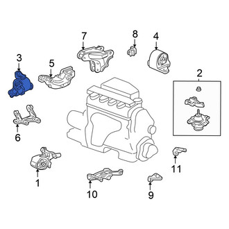 Honda OE - Manual Transmission Mount