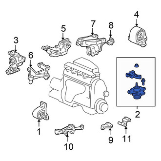 Honda OE - Left Engine Mount