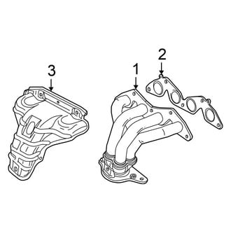 Honda OE - Exhaust System - Manifold (1.7L)