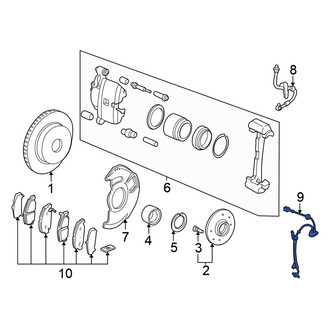 Honda OE - Front Right ABS Wheel Speed Sensor